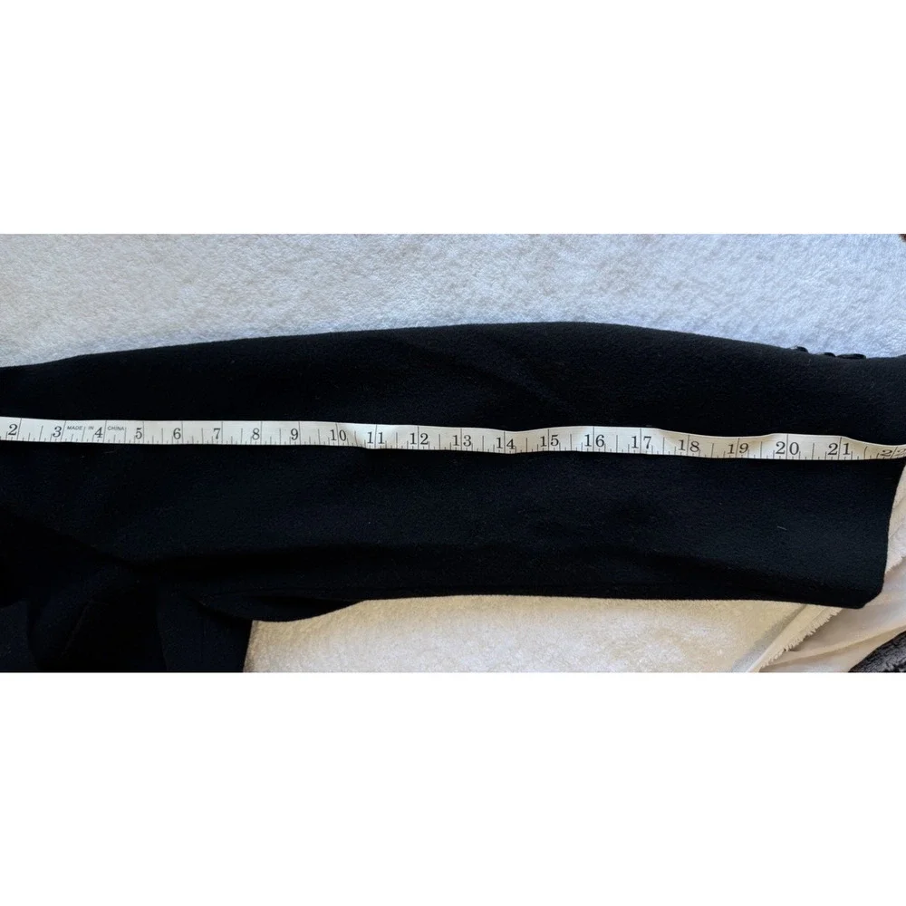 Vtg Gianfranco Ruffini Cashmere Blend black Sport Coat jacket Sz S 40 Preppy